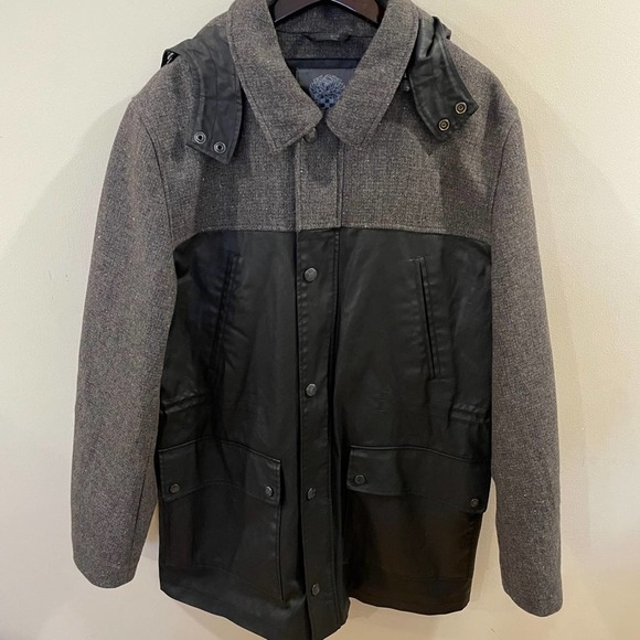 Vince Camuto Wool Blend Technical Anorak Large - Picture 12 of 16